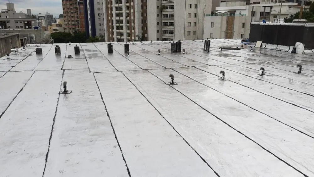 Impermeabilização no Edifício da OAB-MG com Manta Asfáltica Aluminizada
